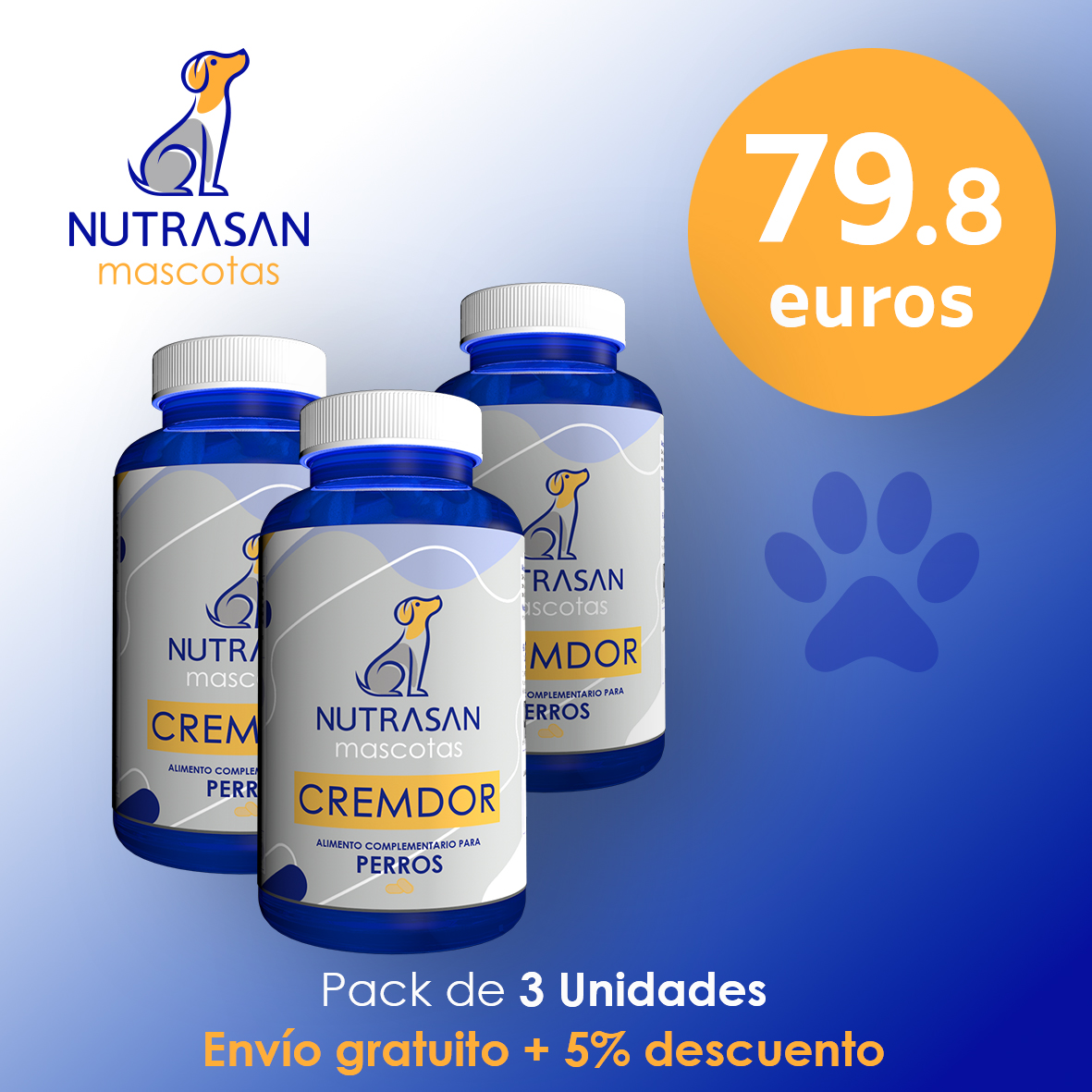 Cremdor (60 comprimidos): imagen 3