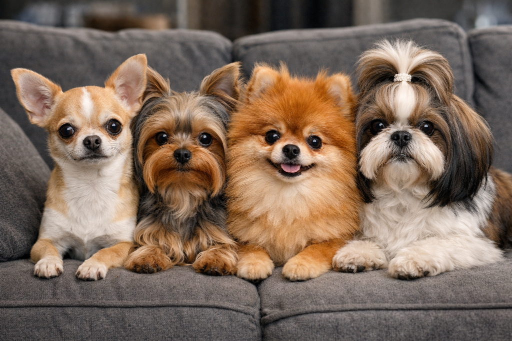 7 razas de perros pequeños y cariñosos: tamaño, pelo y cuidados