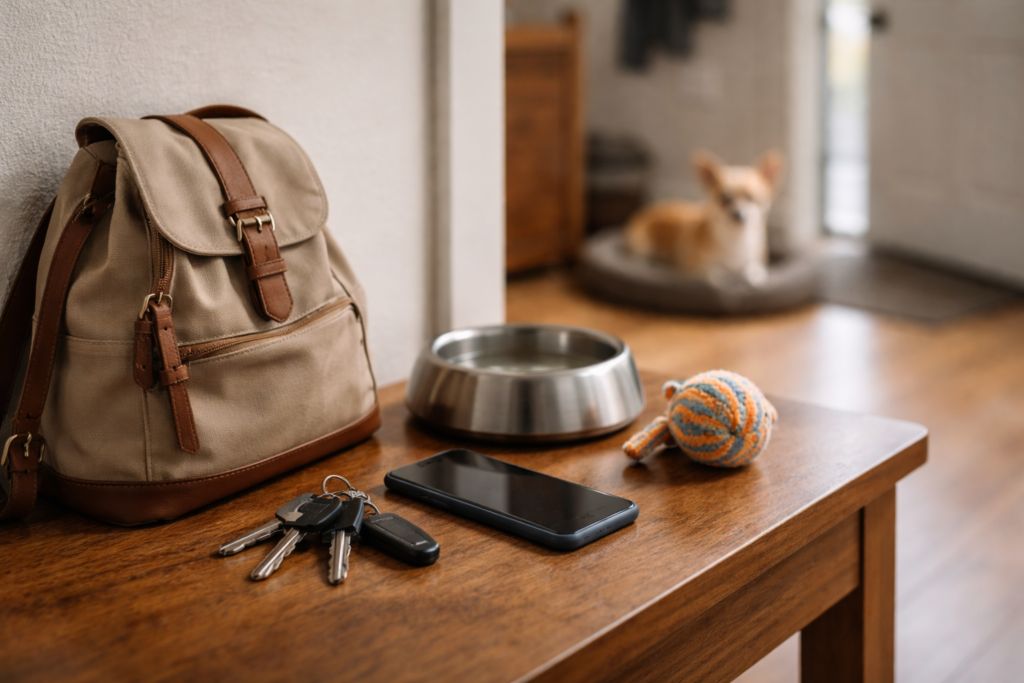 Plan para ausencias con un perro en piso